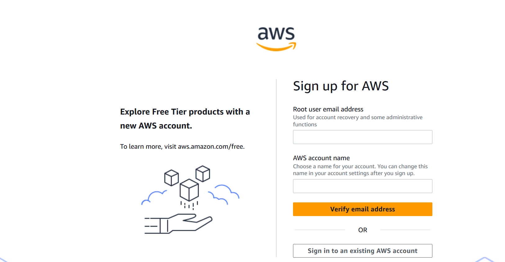 How to create an AWS account?